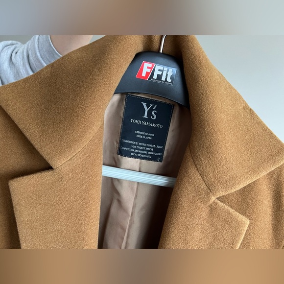 Y's Yohji Yamamoto 100% Laine Wool Long Trench Coat (Vtg) - Picture 10 of 17